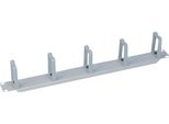 Pannello Di Gestione Dei Cavi Logilink 19" 1U Con 5 Anelli Di Plastica Grigio"
