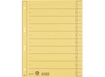Divisori Leitz 16580015 A4 230G Cartone Giallo 100 Pezzi/Confezione