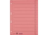 Divisori Leitz 16580025 A4 230G Cartone Rosso 100 Pezzi/Confezione