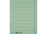 Divisori Leitz 16580055 A4 230G Cartone Verde 100 Pezzi/Confezione