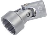 Hazet 880G-Z18 Chiave A Bussola Incernierata ∙ A Doppio Esagono ∙ Quadro Cavo 3/8 Di Pollice (10 Mm) ∙ Profilo Di Guida A Doppio Esagono Esterno ∙ 18 Mm