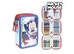 Astuccio A Tre Scomparti Di Topolino Con Accessori Giotto Premium Cerda