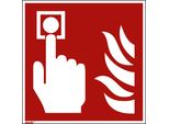 Hinweisschild Brandmelder Iso 7010/F005 200X200Mm Pvc