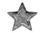 Clayre & Eef Decorazione Ciotola Star 16X16 Cm Vetroceramica Color Argento