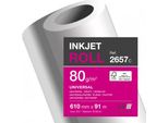 Clairefontaine Plotterrolle 2657C 80G 610Mmx91M 3St.