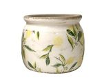 Vaso Da Fiori Clayre & Eef Ø 15X13 Cm Giallo Verde Ceramica Limone