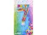 Candela Party Numero 7 Puntini