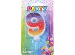 Candela Party Numero 9 Stelle