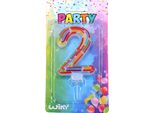 Candela Party Numero 2 Trattini