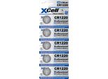 Xcell Cella A Bottone Al Litio CR1220 Confezione Blister Da 5 3V/40Mah