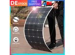 200W Pannello Solare Flessibile Pannello Solare Monocristallino Per Camper Barca Balcone Campeggio 0% Iva