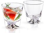 Set Di Bicchieri Da Whisky Wilmax In Vetro Cristallo, 250 Ml, 2 Pezzi - WL-888056/2C