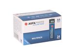 Agfaphoto Batteria Alcalina Mignon Aa LR06 1,5V 24 Pezzi