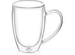 Bicchiere In Vetro A Doppia Parete Wilmax, 300 Ml, Set Di 2 - WL-888740/A2