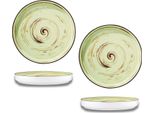 Set Di Piatti In Porcellana Wilmax 2 Pezzi, Pistacchio, 23 Cm WL-669119/A2