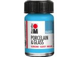 Marabu 11150039090 Vernice Marabu "Porcellana E Vetro"", Lucida, 15 Ml, Blu Chiaro"