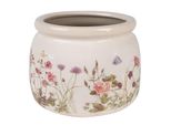 Vaso Da Fiori Clayre & Eef Ø 20X15 Cm Fiori Di Ceramica Rosa Beige