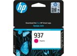 Hp 937 Magenta Original Ink Cartridge Cartuccia D'inchiostro 1 Pz Resa Standard