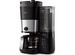 Philips Caffettiera A Filtro All-In-1 Con Macinino Integrato, Nero (HD7900/01)