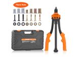 Vevor Set Di Pinze Per Dadi Per Rivetti Ciechi 350 Mm, Pinze Per Rivetti 7 Set Di Dadi E Mandrini, Utensile Per Dadi Per Rivetti M6 M8 M10 Pinze Professionali Per Rivetti A Mano, Rivettatrice Per Dadi Filettati Pinze Per Rivetti A Leva