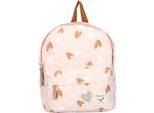 Vadobag Zaino Zaino Kidzroom Paris Loving Days Con Grande Stampa A Cuore Pink One Size