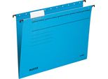 Cartella Sospesa Leitz Alpha 19850035 A4 Con Apertura Superiore/Laterale Blu 25 Pezzi/Confezione