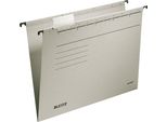 Cartella Sospesa Leitz Alpha 19850085 A4 Aperta Sopra/Sotto Grigio 25 Pezzi/Confezione.
