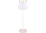 Globo Lampada Da Tavolo Led Ricaricabile Vannie, H 36 Cm, Dimmerabile, Bianco, 58438W