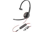 Poly Blackwire 3215 Monaural Uc Usb-C/A/3,5Mm