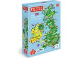 Puzzle Mappa Della Gran Bretagna E Dell'irlanda Del Nord 100 Pezzi