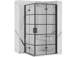 Cabina Doccia Rea Molier Black Double 90X100