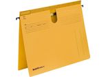 Cartelle Sospese Leitz Serie 18 18140015 A4 Cartone Manila Giallo 50 Pz./Confezione.