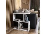 Skye Decor, Life - Bianco, Marmo, Tavolino, Bianco, 100 % Melamino Rivestito, 60 X 20 X 60 Cm