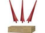 Pale Di Turbine Eoliche, Fibra Di Carbonio Ad Alta Resistenza, Nylon, Pale Rosse, 3 Pezzi