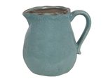 Clayre & Eef Brocca Decorativa 17X13X15 Cm Vetroceramica Blu
