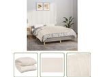 The Living Store Coperta Pesata Crema Chiaro 120X180 Cm 5 Kg Tessuto