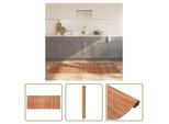 The Living Store Tappeto Rettangolare Naturale 80X200 Cm Bamboo
