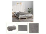 The Living Store Coperta Pesata Con Rivestimento Grigio 135X200 Cm 10 Kg Tessuto