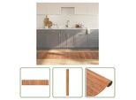 The Living Store Tappeto Rettangolare Naturale 60X300 Cm Bamboo