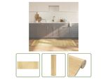 The Living Store Tappeto Rettangolare Light Natural 70X200 Cm Bamboo