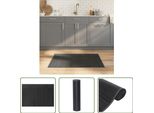 The Living Store Tappeto Rettangolare Grigio 70X100 Cm Bamboo