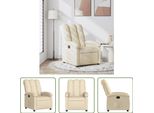 The Living Store Relaxsessel Creme Stoff