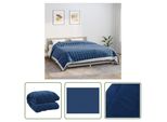 The Living Store Coperta Pesata Blu 235X290 Cm 15 Kg Tessuto