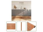 The Living Store Tappeto Rettangolare Naturale 70X200 Cm Bamboo
