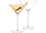Set Di Bicchieri Da Martini Wilmax 200 Ml In Cristallo WL-888106/2C