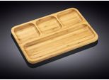 Wilmax Piatto Da Portata Con Divisori, 33 X 23 Cm, WL-771222/A