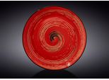 Wilmax Spiral Piatto Rotondo 25 Cm Rosso Antigraffio WL-669214/A