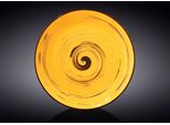 Wilmax Spiral Piatto Rotondo 25 Cm Giallo Antigraffio WL-669414/A