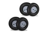 Relaxdays Set Di 4 Ruote Per Camion Sack 4.10 3.50-4