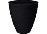 Progarden Vaso Da Fiori A Coste Per Esterni 40 Cm Antracite KO-Y54201710